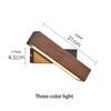 Wooden wall lamp rotatable bedside wall lamp led